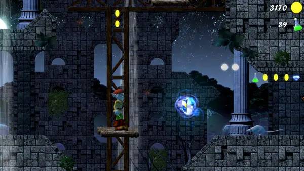 Персонаж Тибор Сказка о Добром Вампире в процессе выполнения задания