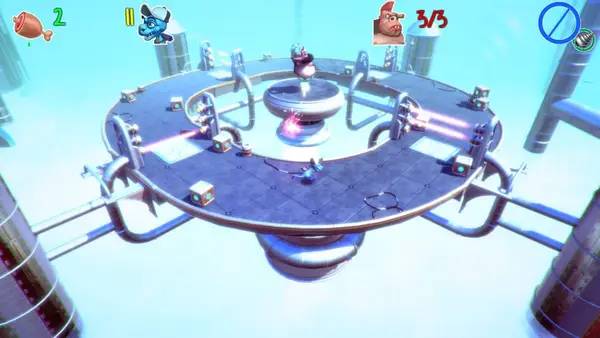 Персонаж Tiny Hands Adventure в процессе выполнения задания