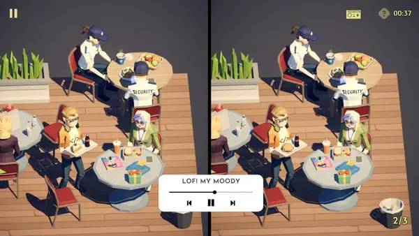 Персонаж Tiny Tales Hidden Objects в процессе выполнения задания