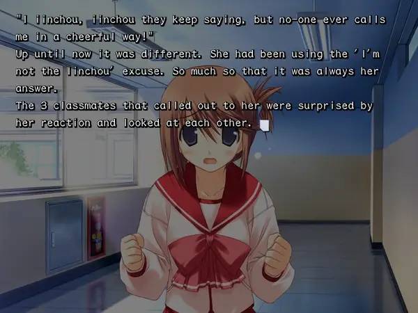 Персонаж To Heart 2 Xrated в процессе выполнения задания