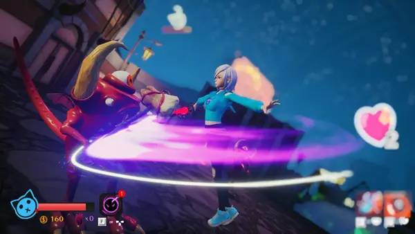 Персонаж To Hell With It в процессе выполнения задания