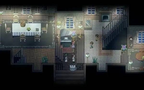 Персонаж To the Moon Minisode 2 в процессе выполнения задания