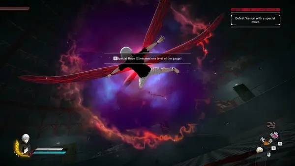 Персонаж Tokyo Ghoul re Call to Exist в процессе выполнения задания