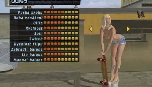 Персонаж Tony Hawk’s Pro Skater 4 в процессе выполнения задания