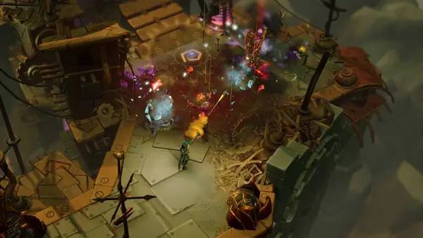 Персонаж Torchlight 3 в процессе выполнения задания