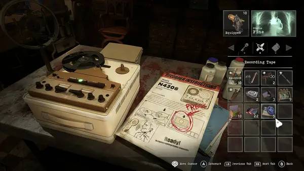 Персонаж Tormented Souls 2 в процессе выполнения задания