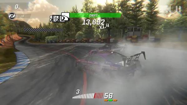 Персонаж Torque Drift в процессе выполнения задания