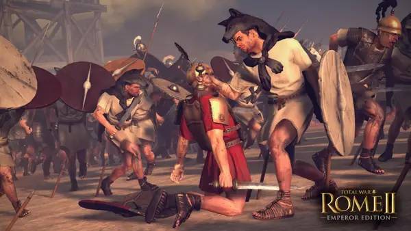 Персонаж Total War  ROME 2 - Emperor Edition в процессе выполнения задания