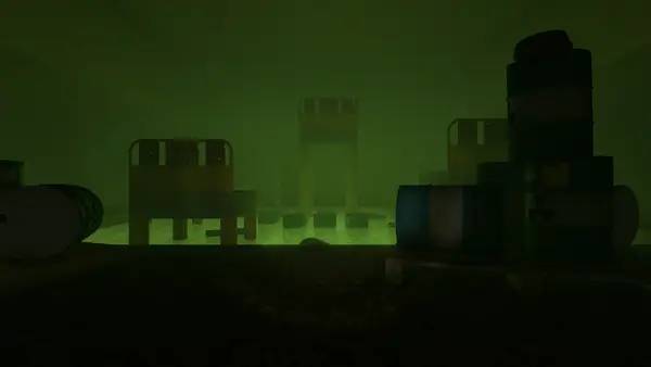 Персонаж TOXICANT в процессе выполнения задания