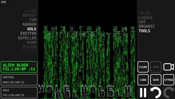 Персонаж toz в процессе выполнения задания