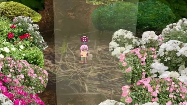 Персонаж Tree Trunk Brook в процессе выполнения задания