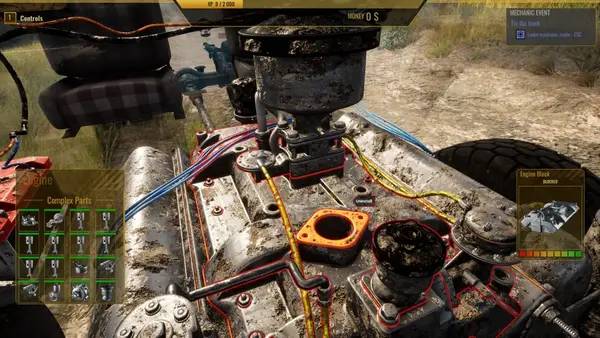 Персонаж Truck Mechanic Dangerous Paths в процессе выполнения задания