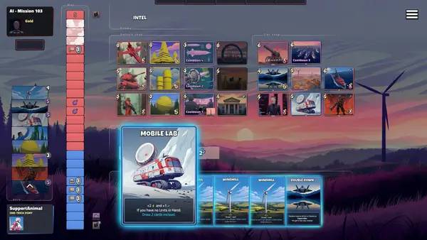 Персонаж Tuggowar в процессе выполнения задания