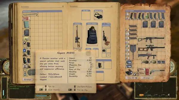 Персонаж Tunguska The Visitation в процессе выполнения задания