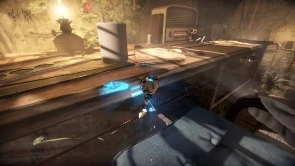 Персонаж Tyler Model 005 в процессе выполнения задания