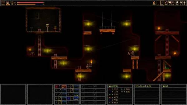 Персонаж UnEpic в процессе выполнения задания