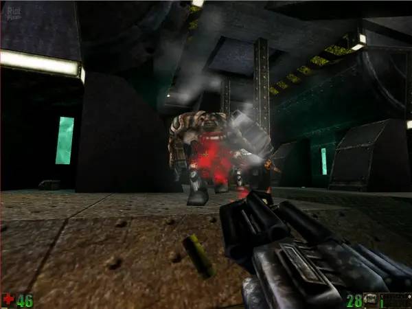 Персонаж Unreal Mission Pack  Return to Na Pali в процессе выполнения задания