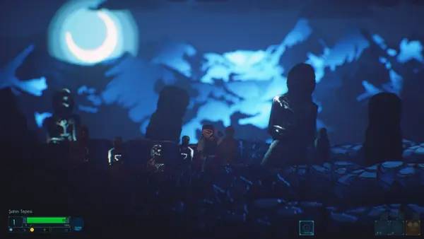 Персонаж URUZ Return of The Er Kishi в процессе выполнения задания