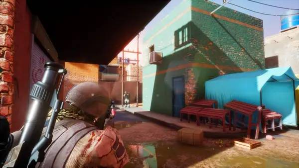 Персонаж UTLL в процессе выполнения задания