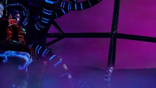 Персонаж Valfaris в процессе выполнения задания