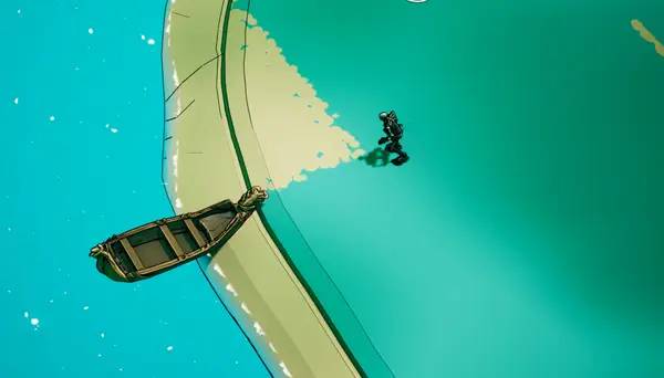 Персонаж Vasterra в процессе выполнения задания