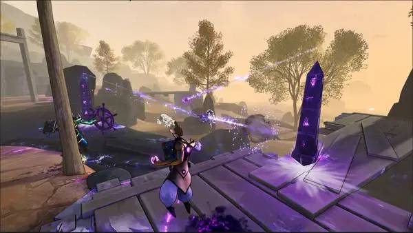 Персонаж Vellum в процессе выполнения задания