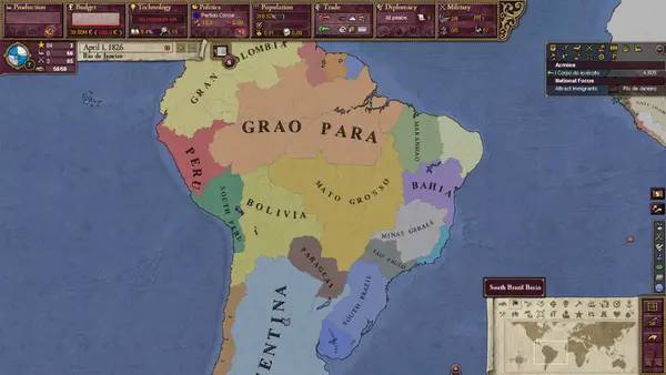 Персонаж Victoria 2  Heart of Darkness - Pop Demand Mod Ultimate в процессе выполнения задания