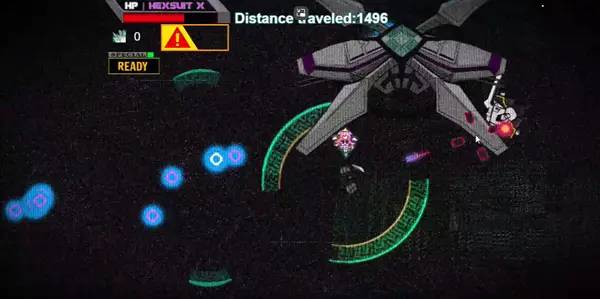 Персонаж Vindictive Drive 2 Maidbot Archive в процессе выполнения задания