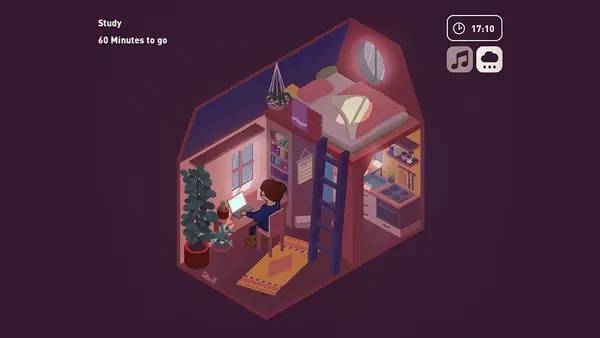 Персонаж Virtual Cottage в процессе выполнения задания