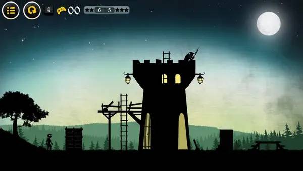 Персонаж Vive le Roi в процессе выполнения задания