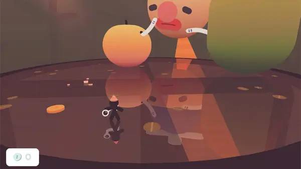 Персонаж Wamu Wamu 2 в процессе выполнения задания