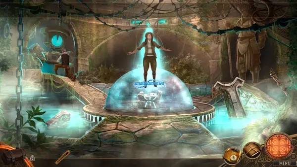 Персонаж Wanderlust 2 The City Of Mists в процессе выполнения задания