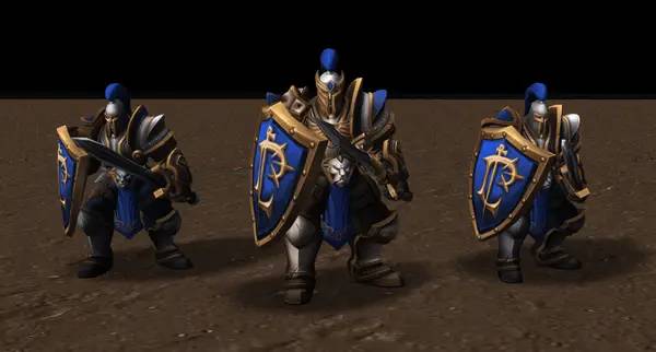 Персонаж Warcraft 3  Frozen Throne - Return of the Storm в процессе выполнения задания