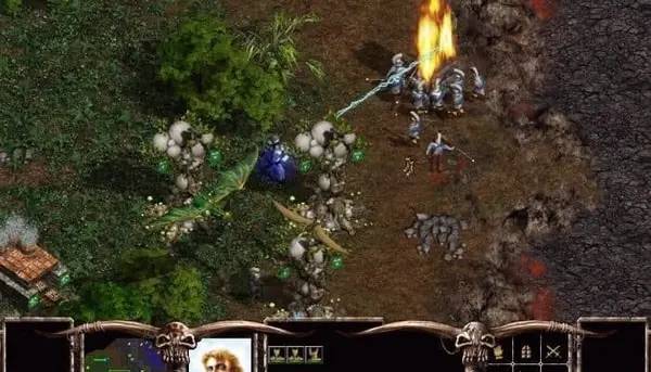 Персонаж Warlords Battlecry в процессе выполнения задания