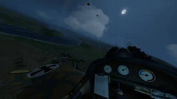 Персонаж Warplanes WW1 Fighters в процессе выполнения задания