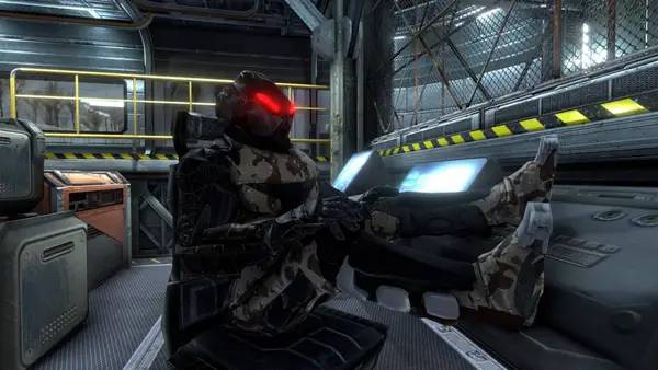 Персонаж Warspace в процессе выполнения задания