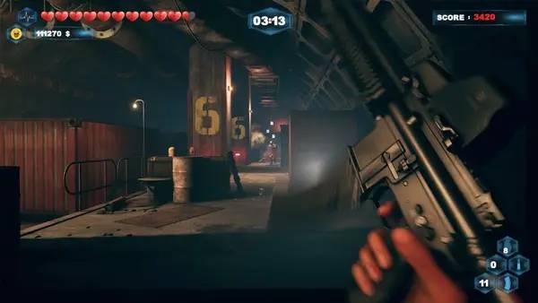 Персонаж Waves of Death в процессе выполнения задания