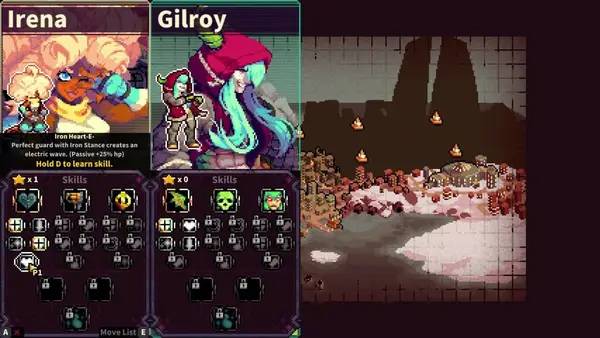 Персонаж Wendigo Blue в процессе выполнения задания