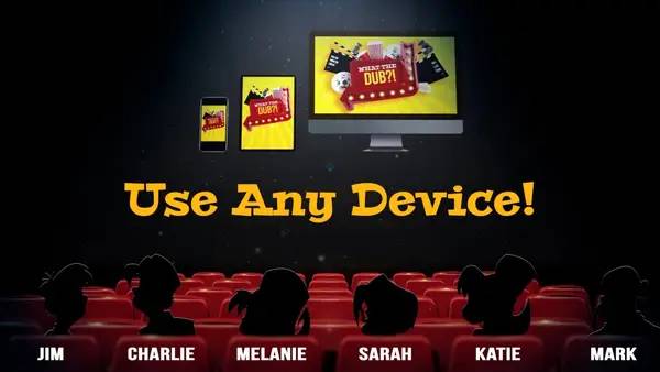 Персонаж What The Dub ! в процессе выполнения задания