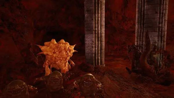 Персонаж When Wardens Fall в процессе выполнения задания