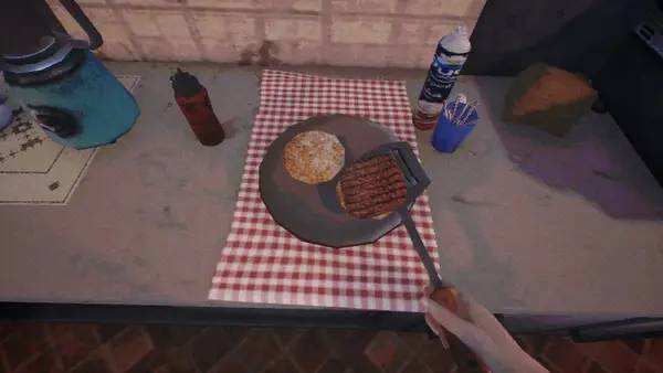 Персонаж While We Wait Here в процессе выполнения задания