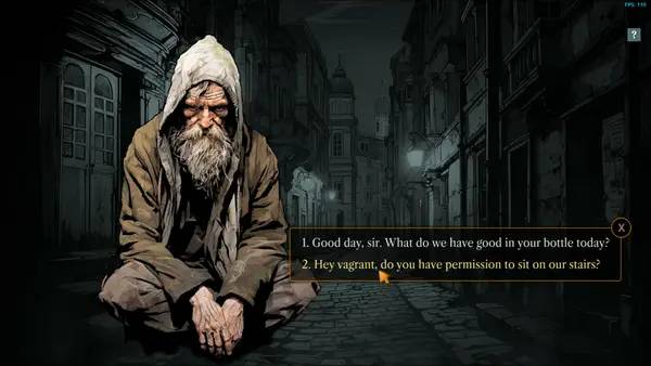 Персонаж Whispers of Prague  The Executioner's Last Cut в процессе выполнения задания