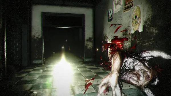 Персонаж White Noise 2 в процессе выполнения задания