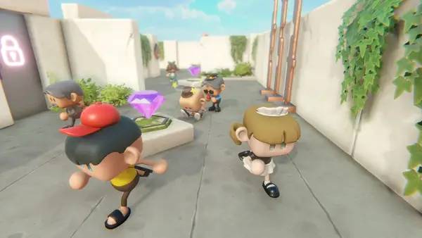 Персонаж Who's Who в процессе выполнения задания