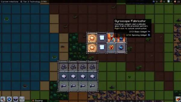 Персонаж Widget Inc. в процессе выполнения задания