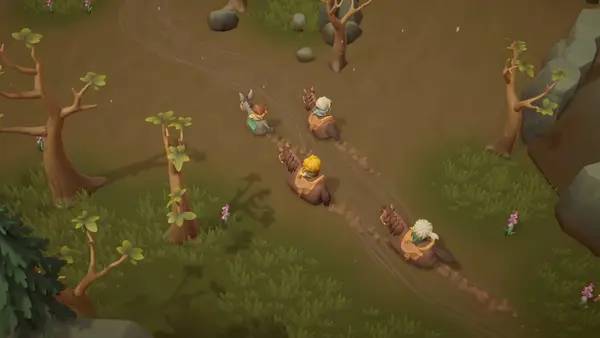 Персонаж Wild Indigo Ranch в процессе выполнения задания