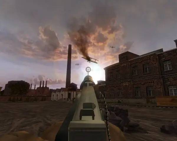 Персонаж Wings of Honour Battles of the Red Baron в процессе выполнения задания