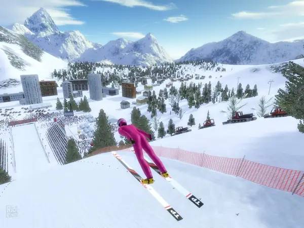 Персонаж Winter Challenge 2006 в процессе выполнения задания