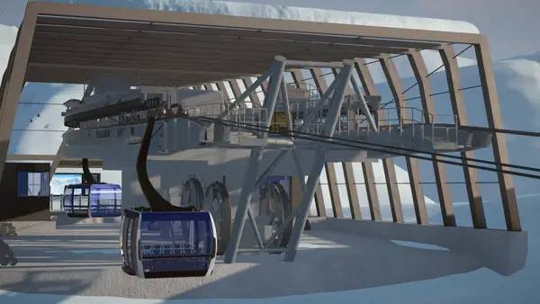 Персонаж Winter Resort Simulator 2 в процессе выполнения задания