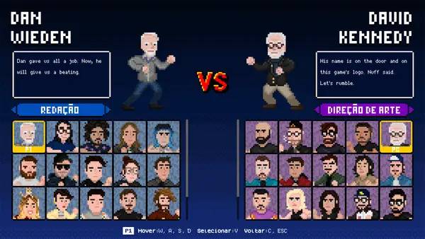 Персонаж WKSP Rumble в процессе выполнения задания